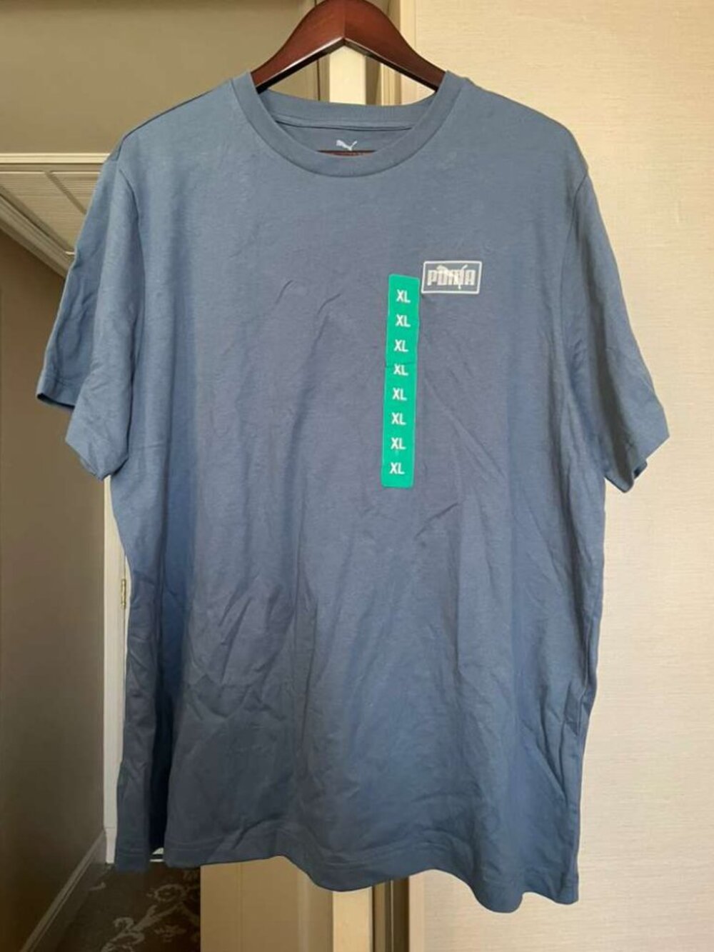 New with Tags! Men's Puma Logo T Shirt - Blue - XL